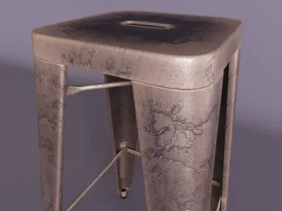 Stylish bar chair Free 3D model