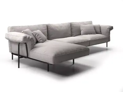 DS 610 Corner Sofa 3D model