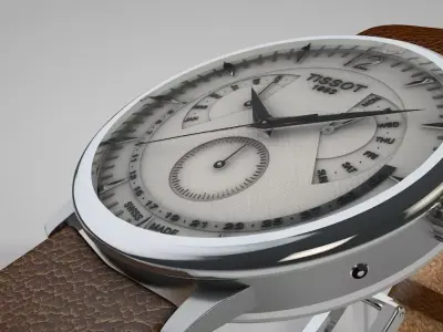 Tissot Watch Free 3D model