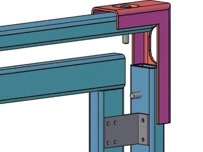 Cargo container 3D model
