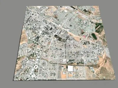 Cityscape Ashgabat Turkmenistan 3D model