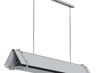 VECOLI CHANDELIER Low-poly 3D model