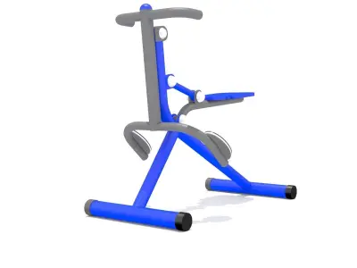 Kid Play Fitness Low-poly 3D model get