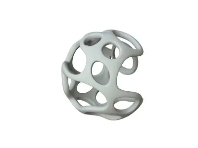 SciFi Cube Object No 27659 Low Poly Shape Texture