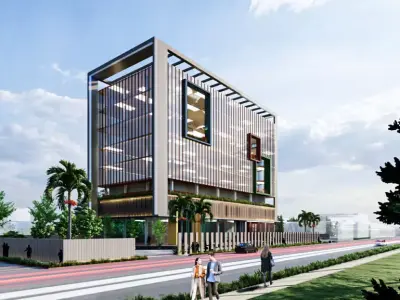 office exterior skp 3D model