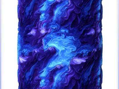 Stylized Water Seamless Texture Texture