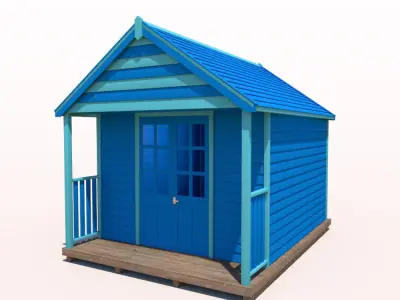Beach Hut 3D model