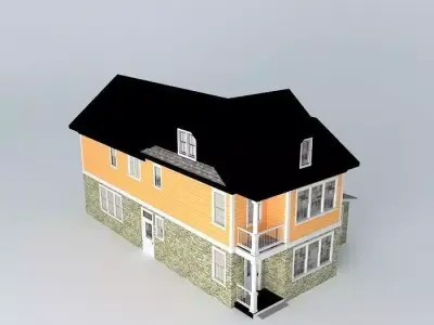 Little Townhouse Free 3D model