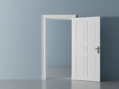 Classic Door 3D model get