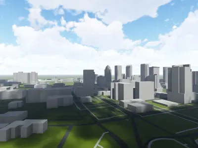 Downtown Tampa Florida 3D model