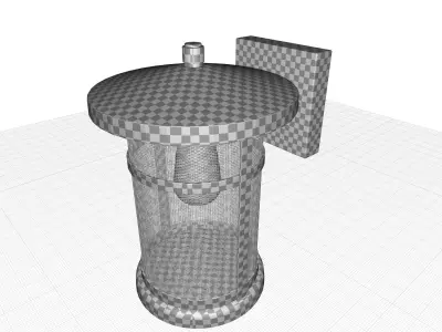 Outdoor Wall Lantern 3D model