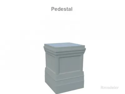 Pedestal 3D model