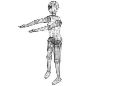 Horror Character - zombie 3D model