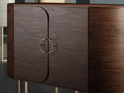 Furniture Console 001 3D model