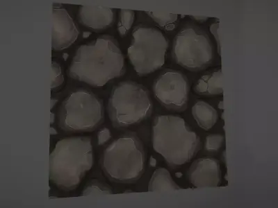 Dungeon Collection - Messy Rock Floor Low-poly 3D model