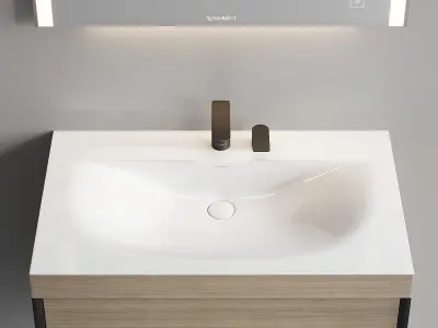 Duravit XViu Vanity Unit Set 2 3D model
