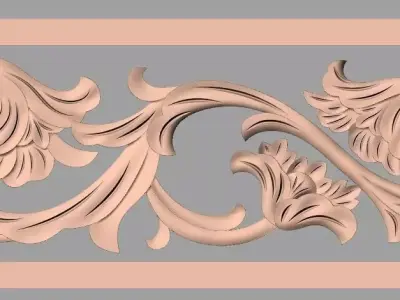 Woodworking CNC Router 3D Relief STL models used for artcam E412 3D model