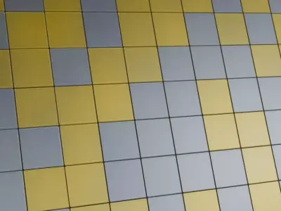 Powered Metal Plates PBR Seamless Texture