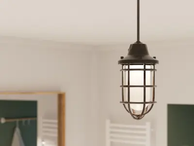 Rusty Lamp 3D model