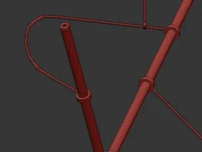 Tube Pendant 3D model