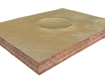 Roter Kamm Crater Namibia 3D model