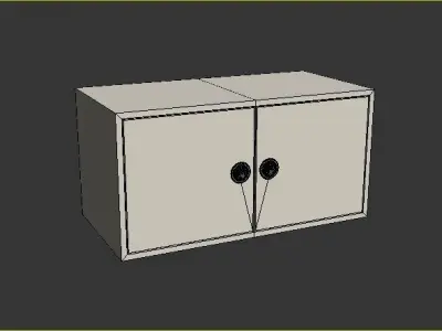 Armario cabinet with two doors Free 3D model