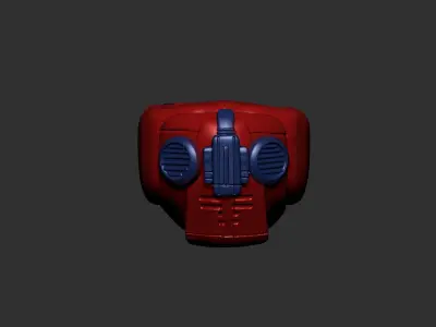 helmet high poly sculpt 3d printable ver 7 3D model 3D model 117