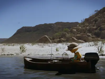 Desert Movie CGI Low-poly 3D model