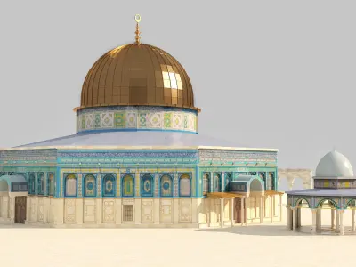 Dome of the Rock Jerusalem 3D model
