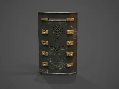 Sci-fi Shield 2 Low-poly 3D model