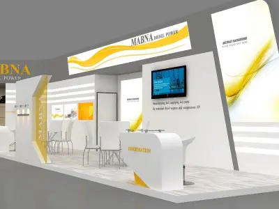 3D Exhibition Design 3D model