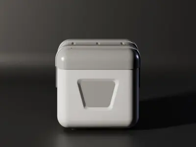 Sci Fi Cargo Container 2 3D model