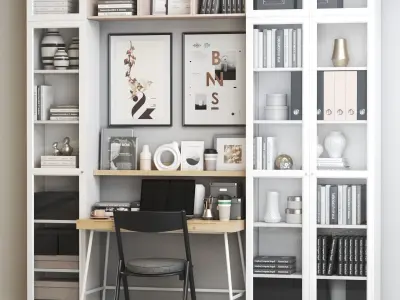 Office workplace 88 3D model