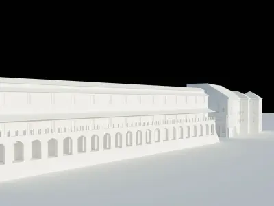 Castello di Rivoli - High-Quality 3D model