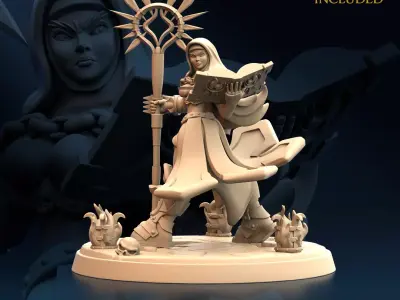 Ascended Maiden A Nude 3D print model