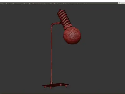 Hudson Valley Reade Table Lamp Low-poly 3D model