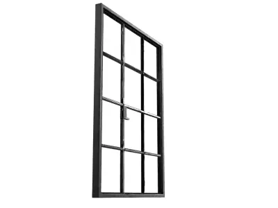 Industrial Steel-Frame Window - window 3D Model 3D model