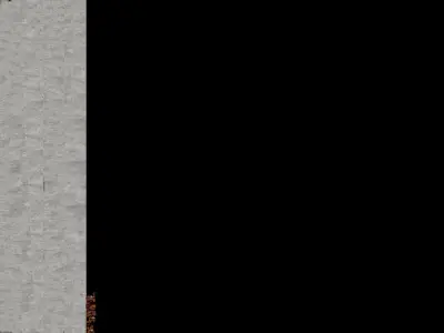 Concrete fence post Low-poly 3D model