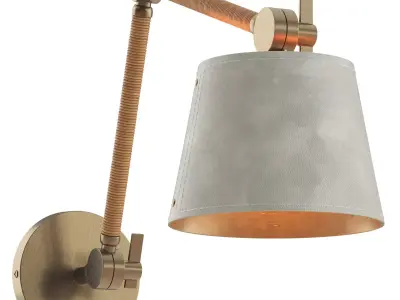 Cognac Hendrick Articulating Sconce 3D model