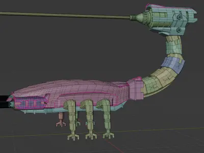 Scorpio War machine  3D model