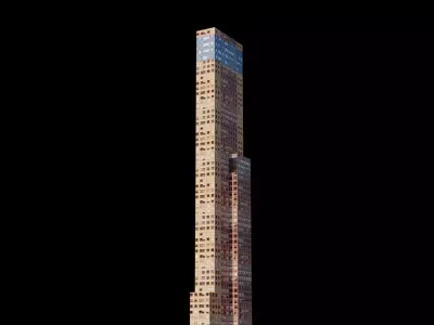 Carnegie Hall Tower - NYC Low-poly 3D model