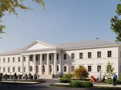 palace in the classic style Officer Assembly Building 3D model