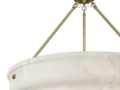 Chameleon home Alabaster Stepped Large Low-poly 3D model