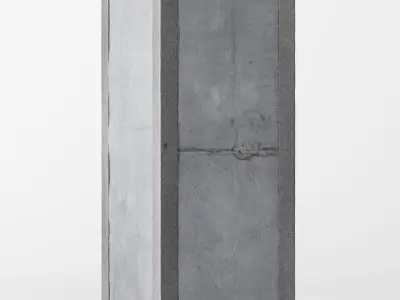 Column concrete pillars - concrete pillars 3D model