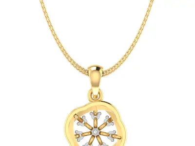 Ring Earrings Pendant Combo 3D print model