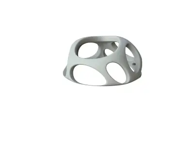 SciFi Cube Object No 53139 Low Poly Shape Low-poly 3D model