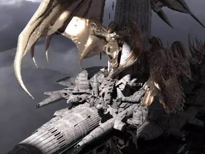 Lilith Temple structures 3D model