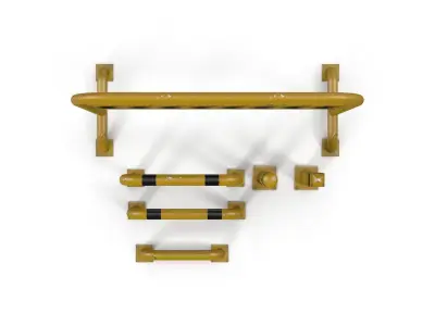 Road Barriers 3D model