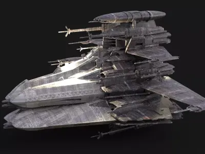 Spaceship reaper design 6  3D model