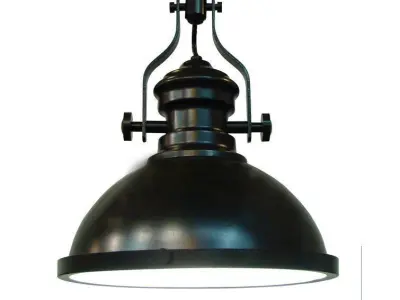 Restoration Light Single Pendant 3D model
